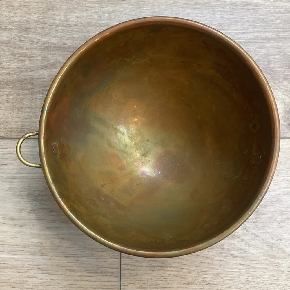 Vintage‎ Copper Bowl Mold Mixing Bowl